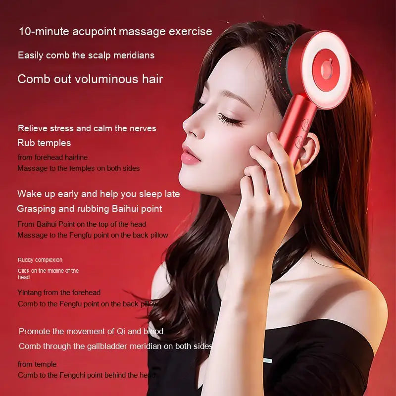 Comb Scalp Massager Infrared Hair Care And Beauty