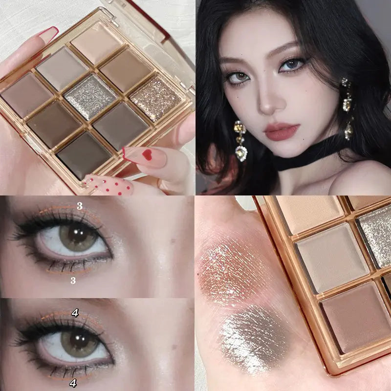 Sunset Glow Nine-Color Eyeshadow Palette