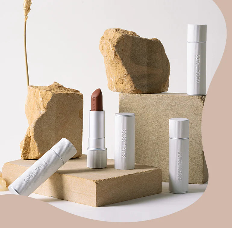 Lipstick in Striped Caramel Chestnut