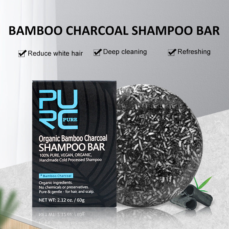 Bamboo Charcoal Shampoo Soap