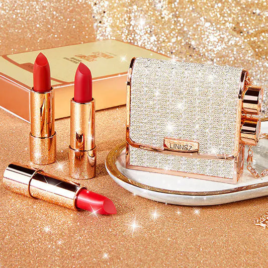Starry Sky Bright Small Leather Bag for Lipsticks (3 Packs)