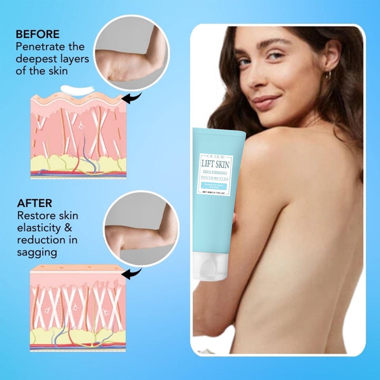 LIFT SKIN Firming Body Cream for Hydration