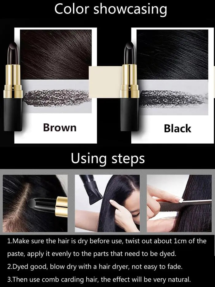 Hair Dye Stick for Quick Gray Coverage
