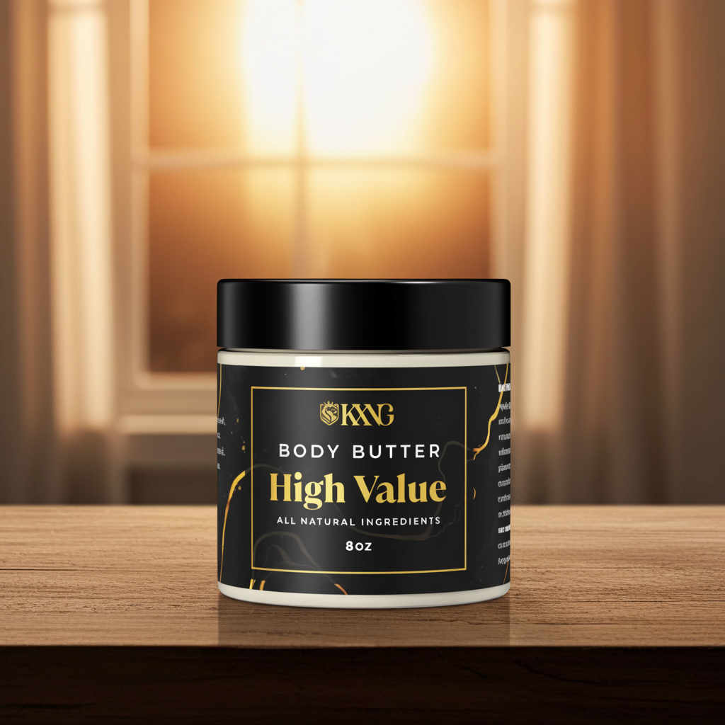 Premium Organic Body Butter for Men