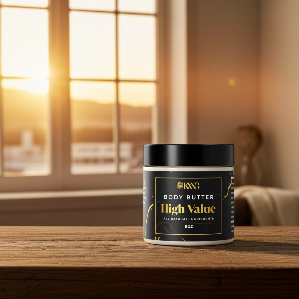 Premium Organic Body Butter for Men