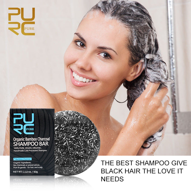 Bamboo Charcoal Shampoo Soap