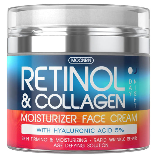 Cream for Face Collagen and Retinol Moisturizer with Hyaluronic Acid