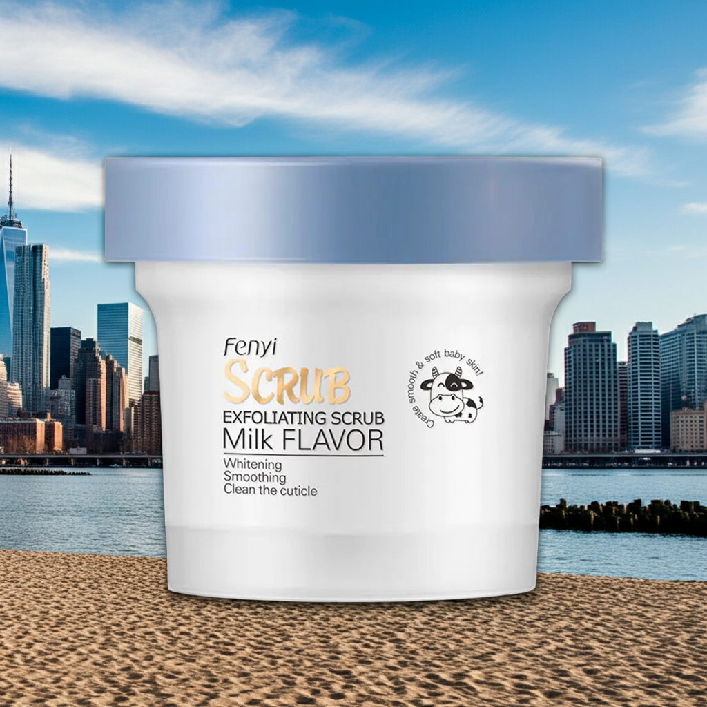 Reveal soft, radiant skin with our gentle milk exfoliating scrub. Buffs away dead cells, smooths texture, and nourishes. 100g spa-quality body treatment for all skin types.