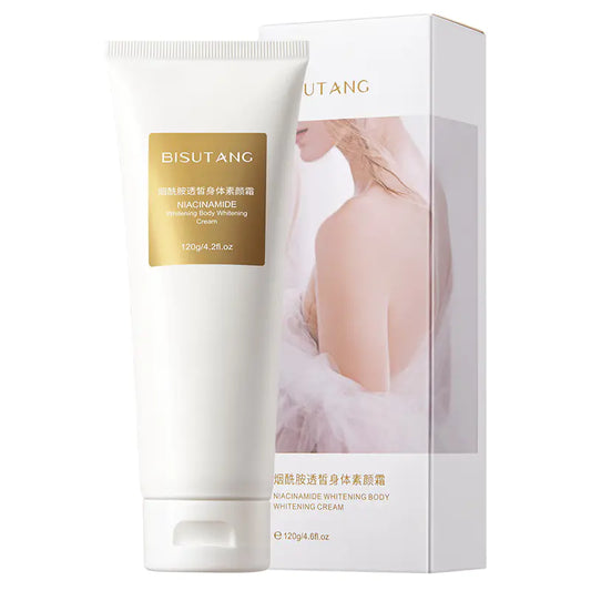 Natural cold white skin body cream for students. Brightening and moisturizing formula. Gentle, effective for even skin tone and radiant complexion.

