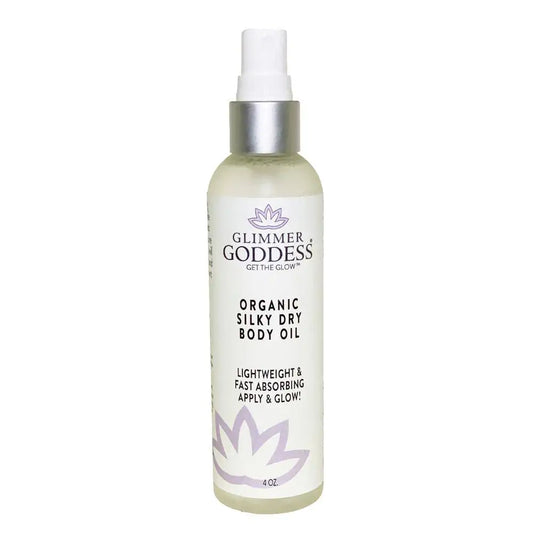 Organic silky dry body oil with rosemary, sunflower extracts. Antioxidant-rich formula for radiant skin and hair. Lightweight, non-greasy, luxurious.

