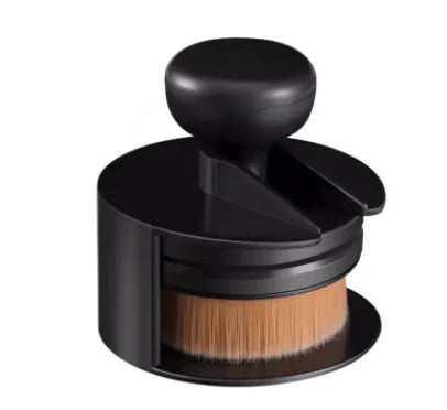 Innovative stamp makeup brush for quick, even foundation application. Professional face tool for flawless coverage. Easy to use, perfect finish.

