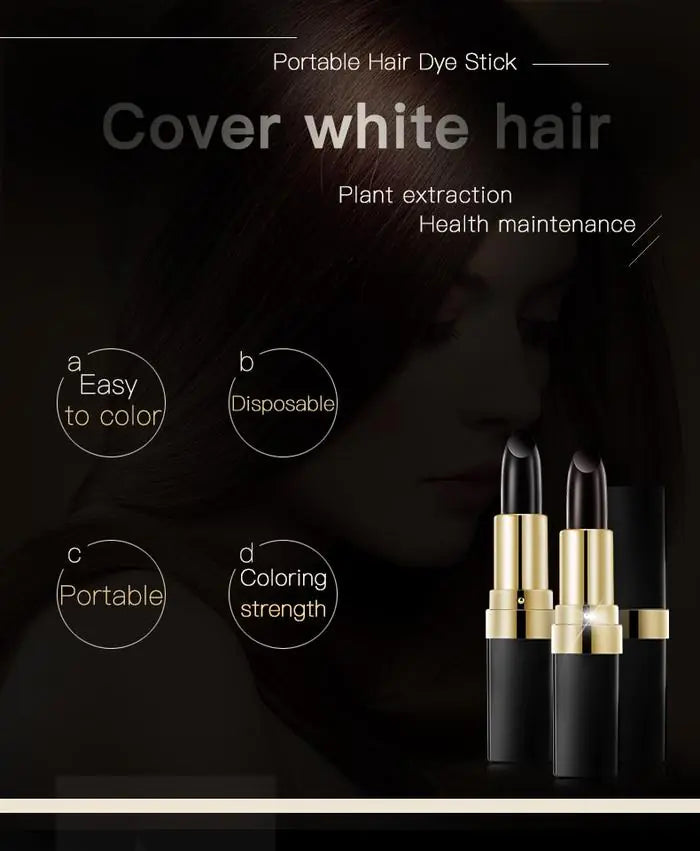Hair Dye Stick for Quick Gray Coverage