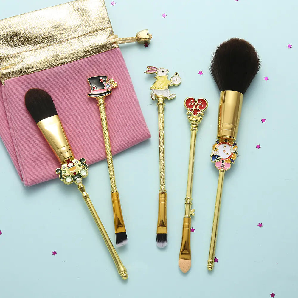 Makeup Tool Set with Alice Brushes for Blush and Eyeshadow