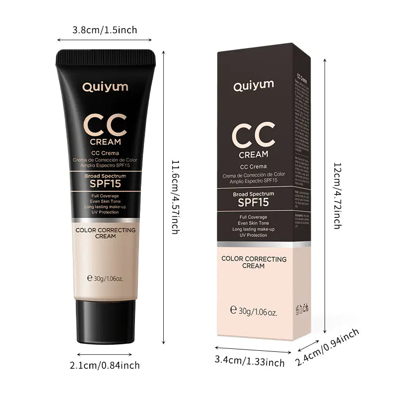 Quiyum CC Cream 30ml  - Hydrating and Concealing