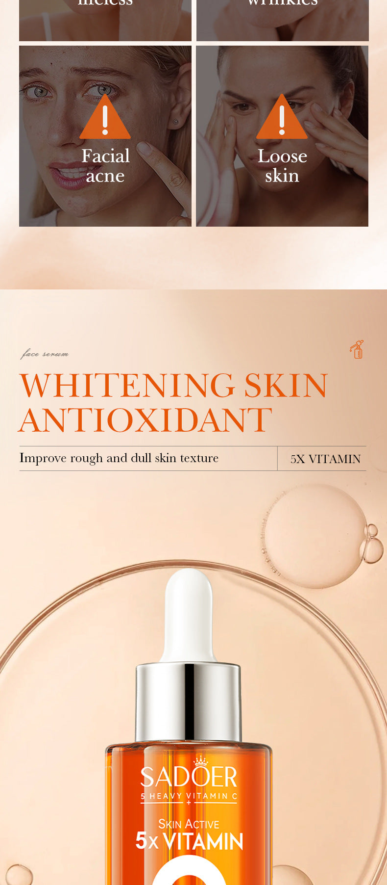 SADOER Vitamin C Whitening Multi-Effect Serum