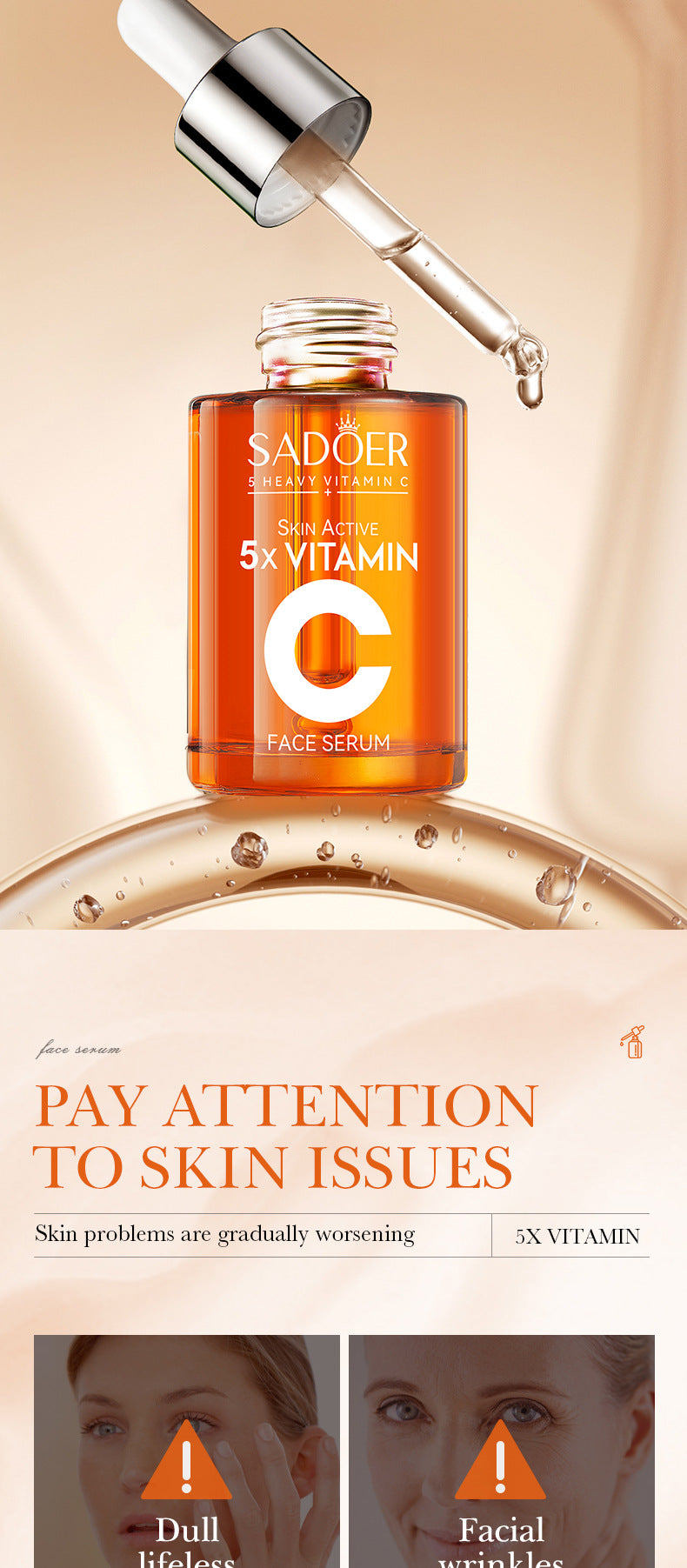 SADOER Vitamin C Whitening Multi-Effect Serum